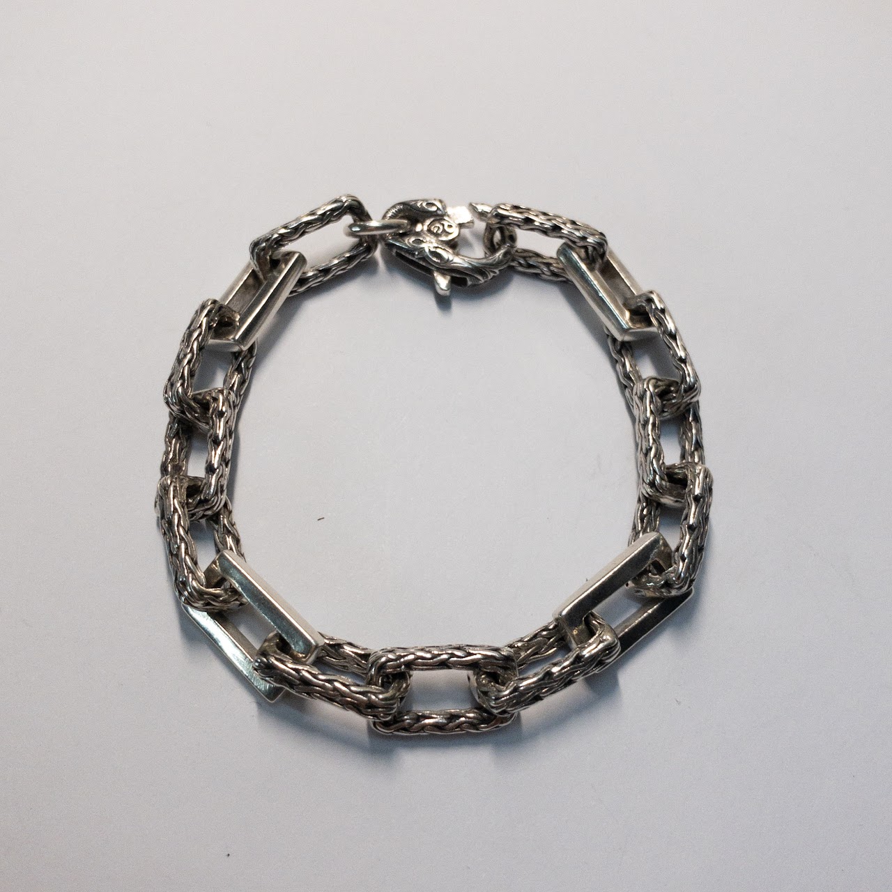 Phillip Gavriel Royal Chain Sterling Silver Paperclip Links Bracelet