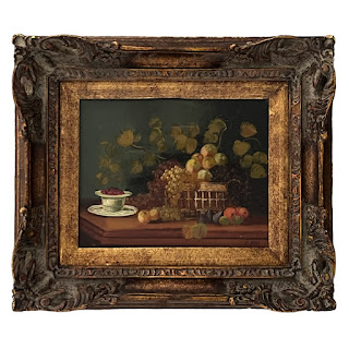 E. Maas Signed Still Life Oil Painting