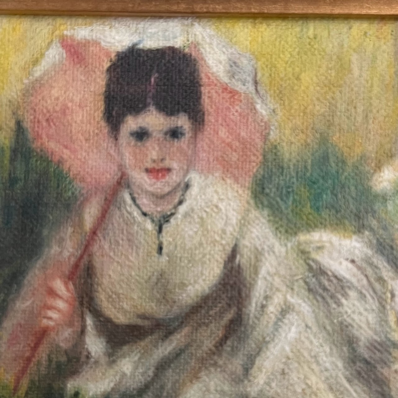 Oil Painting after Renoir 'Woman with a Parasol and Small Child'