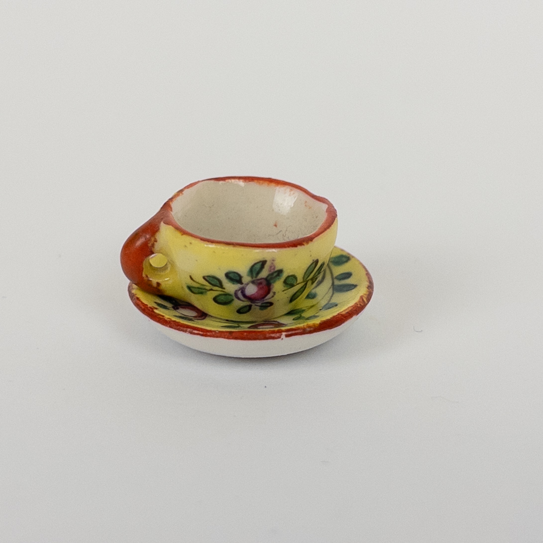 Miniature  Porcelain Tea Set Duo