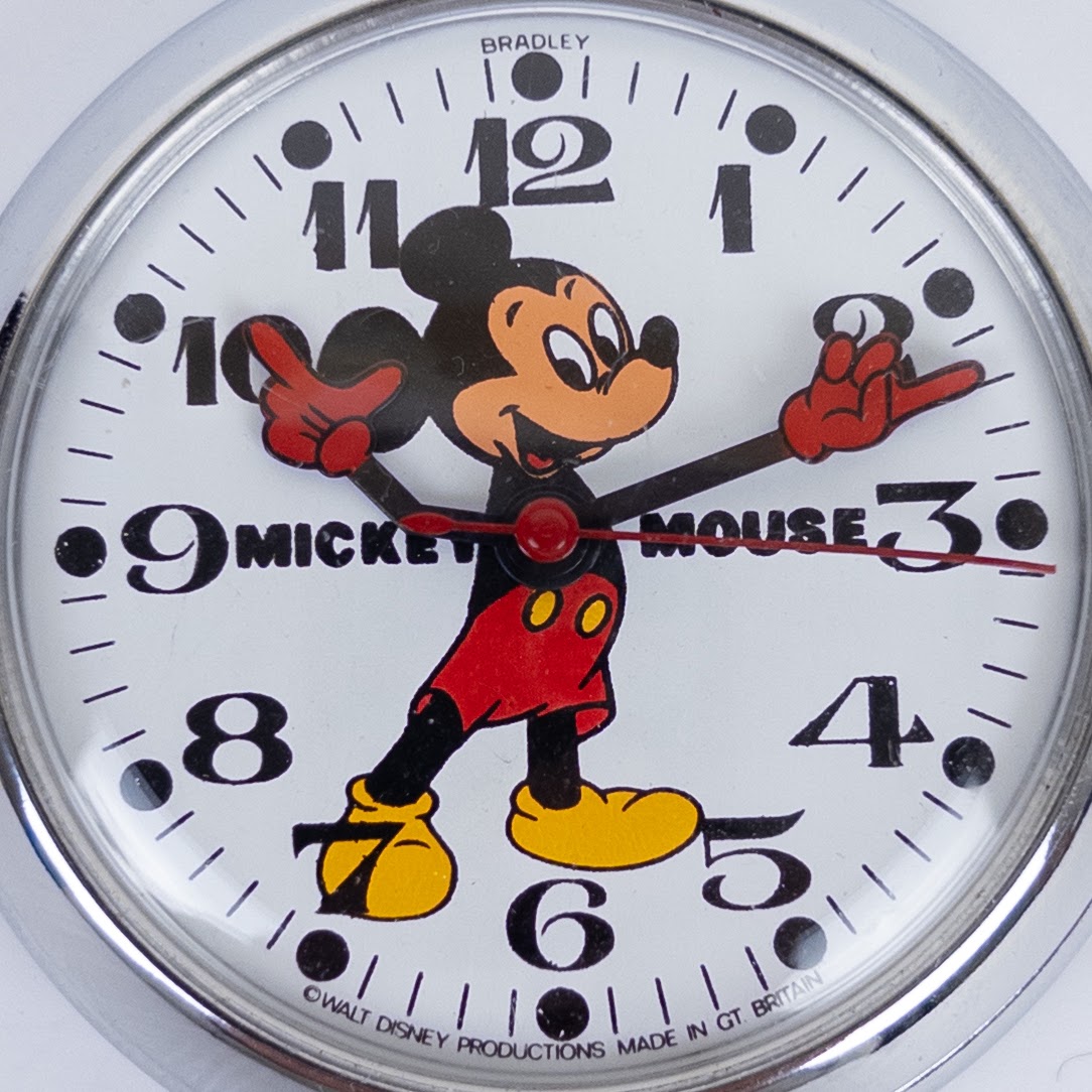 Bradley Vintage Mickey Mouse Pocket Watch