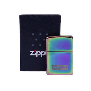Supreme Iridized Metal Zippo Lighter