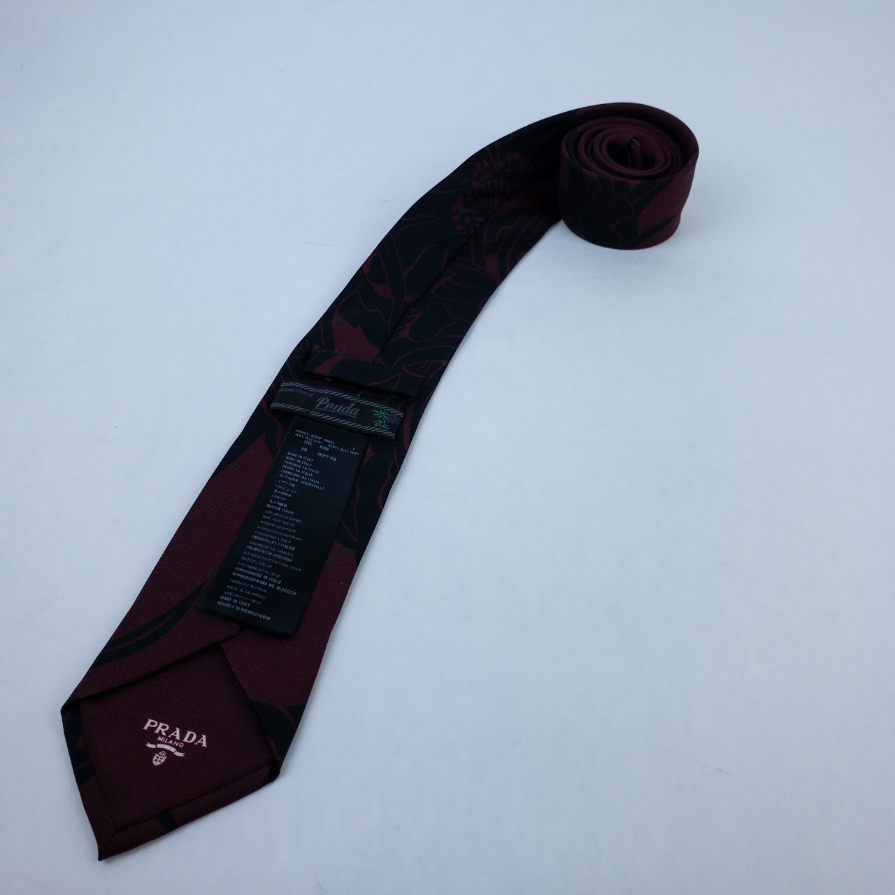 Prada Floral Necktie