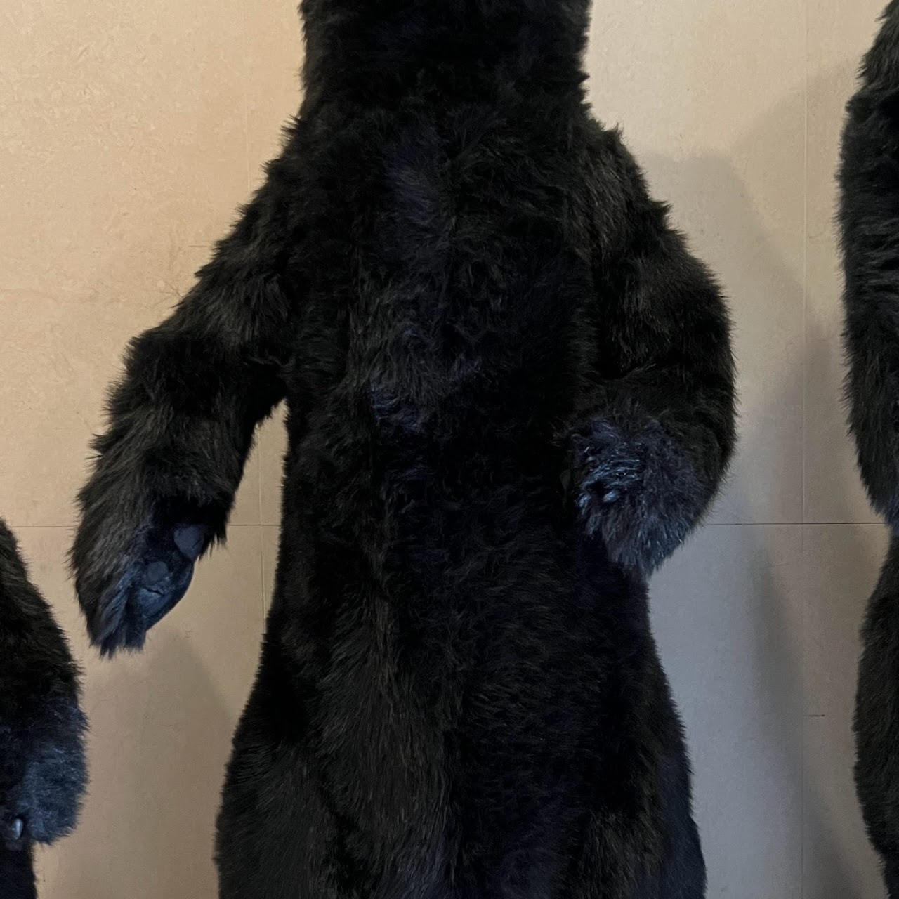 Ditz Designs Life Size Standing Black Bear Trio