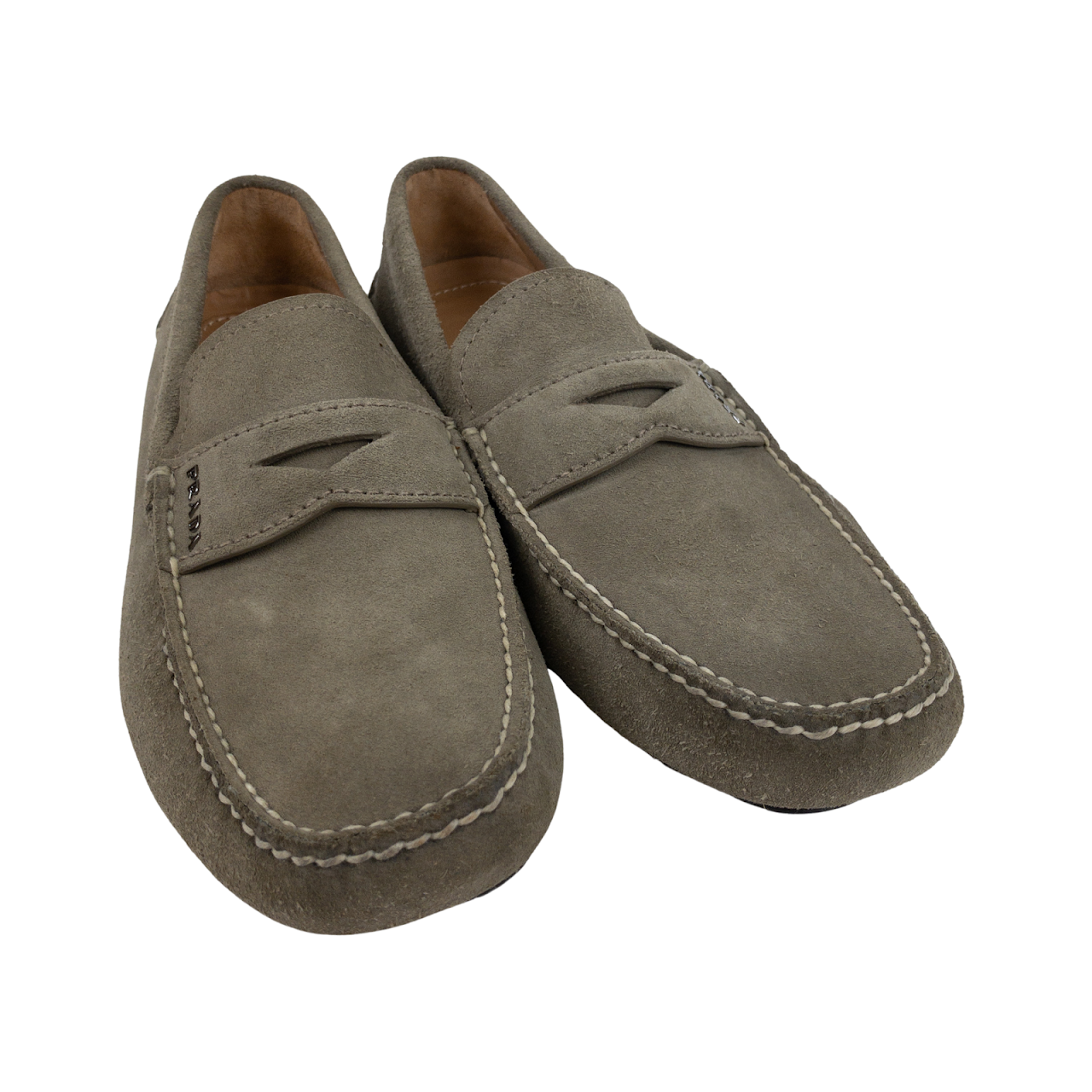 Prada Suede Driving Loafers