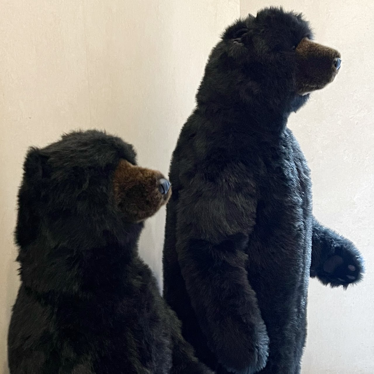 Ditz Designs Life Size Standing Black Bear Trio