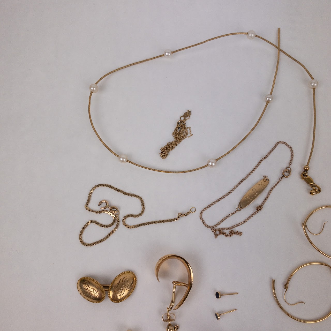 14K Gold Jewelry Lot FOR WEIGHT