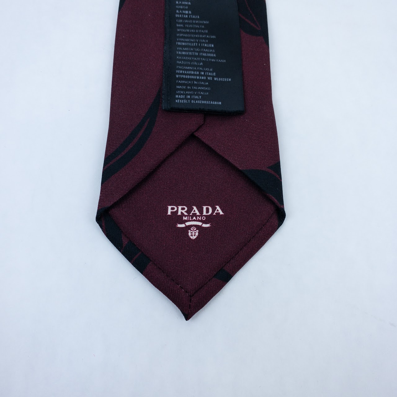 Prada Floral Necktie