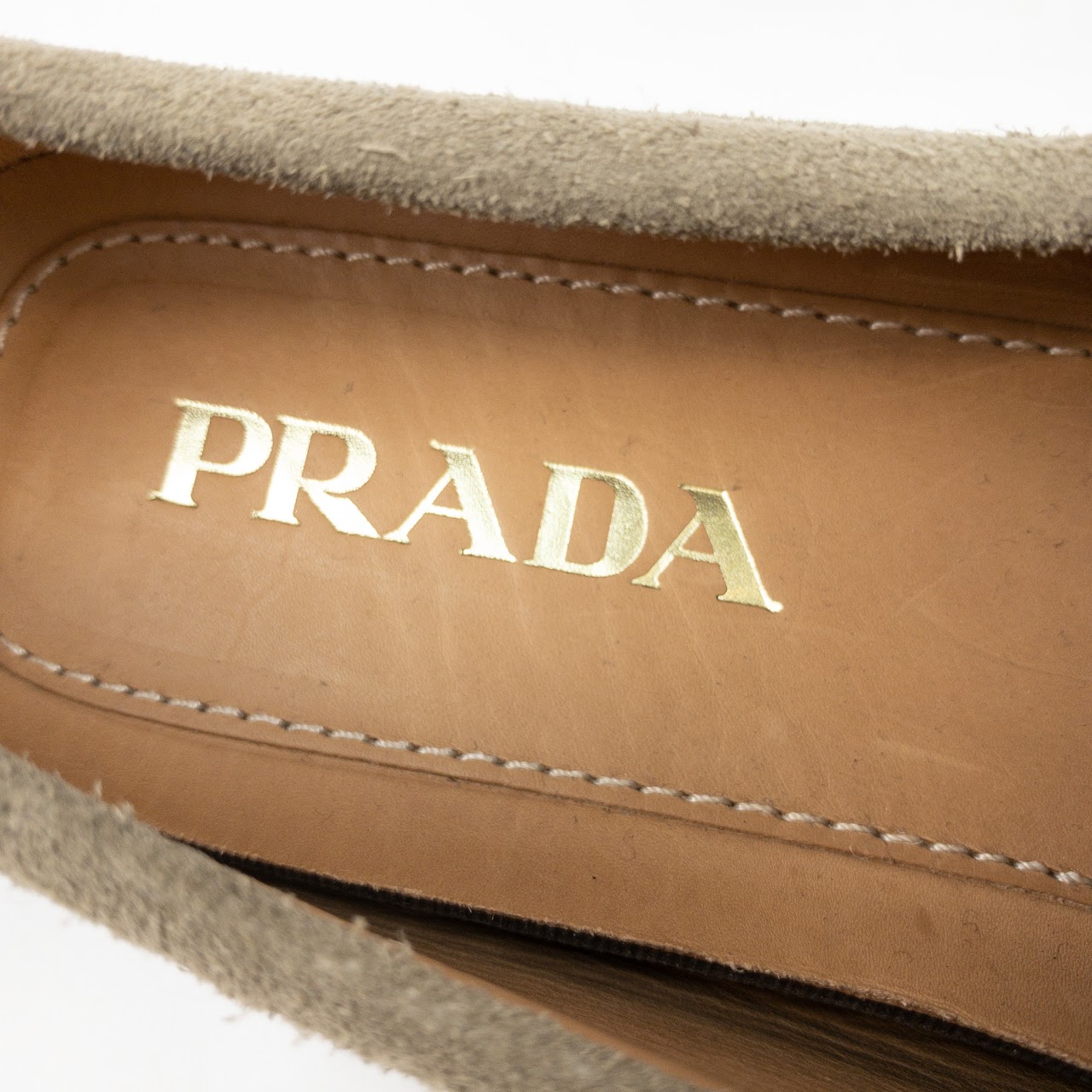 Prada Suede Driving Loafers