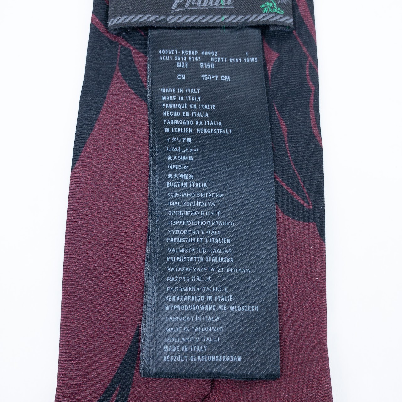 Prada Floral Necktie