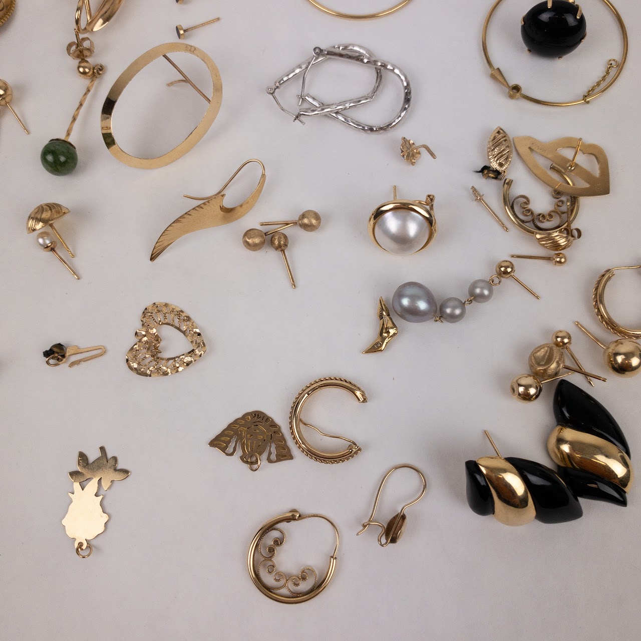 14K Gold Jewelry Lot FOR WEIGHT