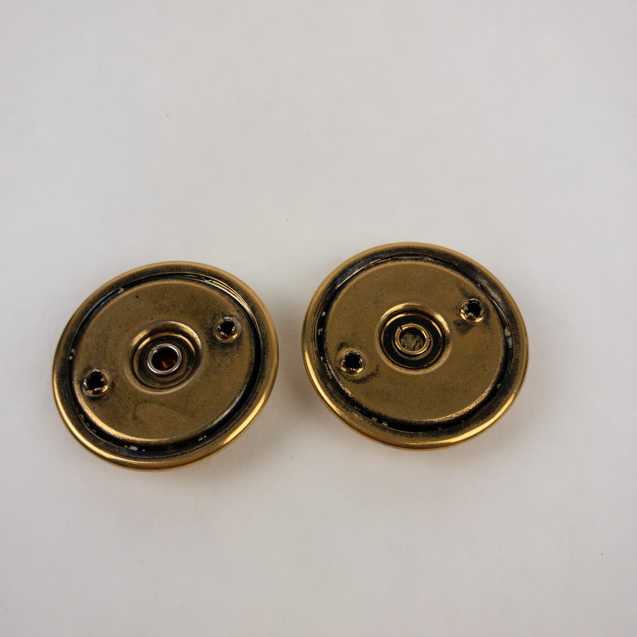 Gucci Crest Logo Large Button Pair