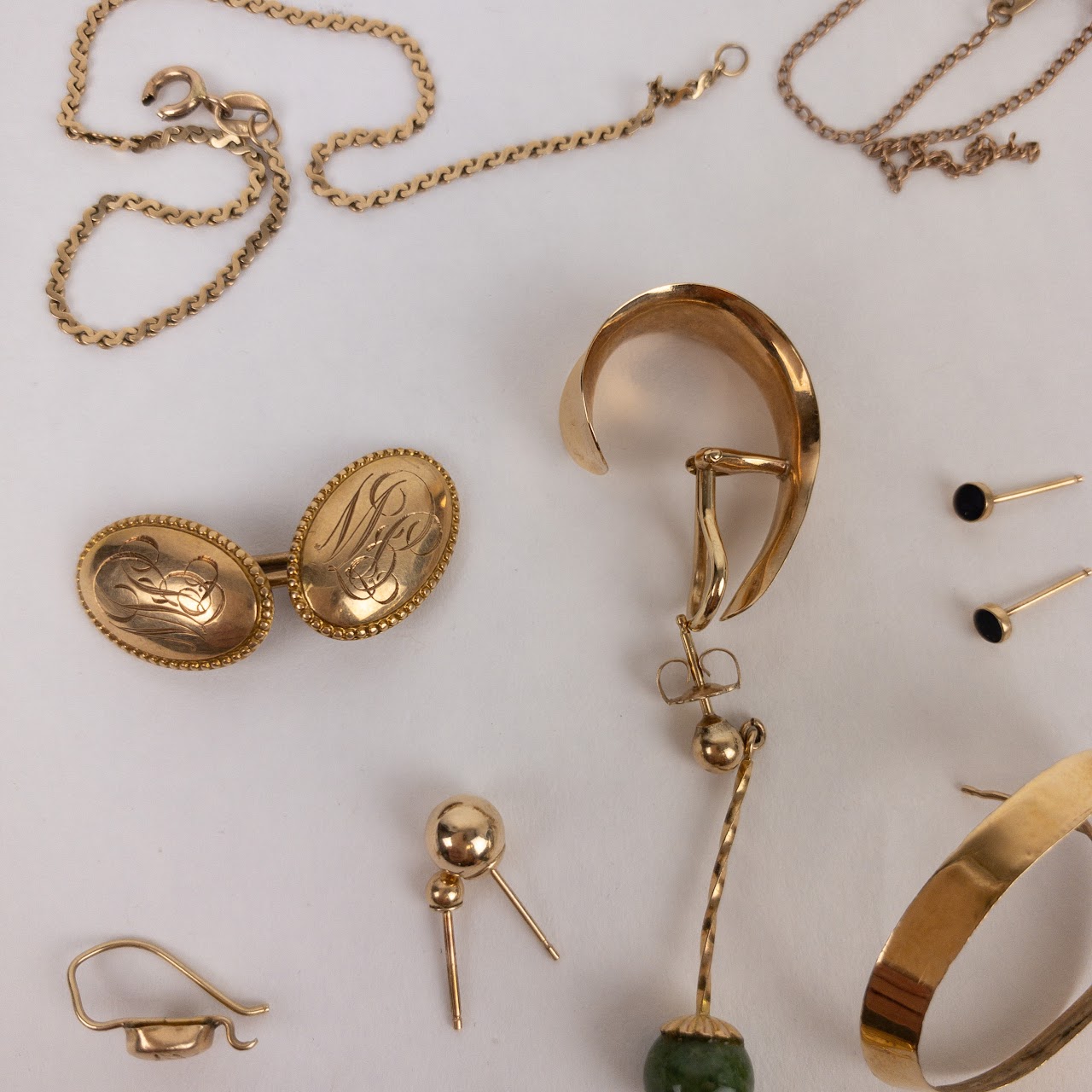 14K Gold Jewelry Lot FOR WEIGHT