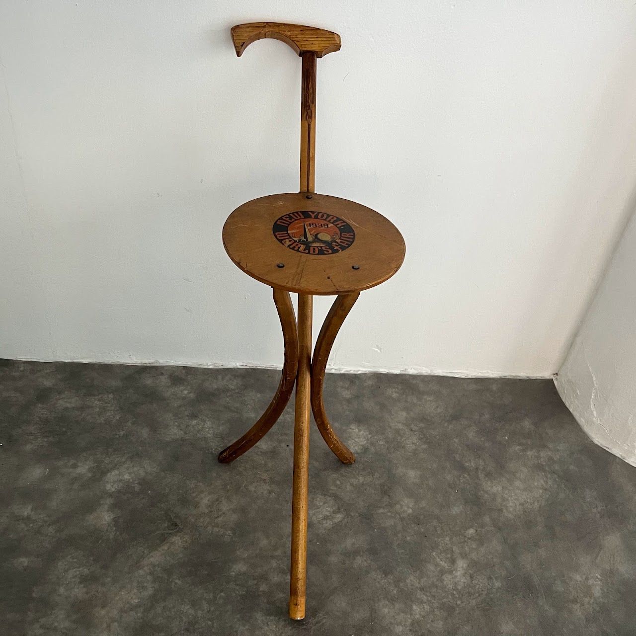 1939 New York World's Fair Folding Stool