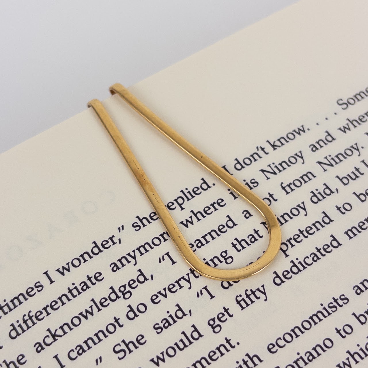 18K Gold Bookmark