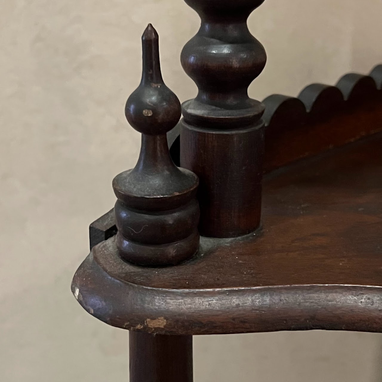 Victorian Style Five Tier Corner Shelf