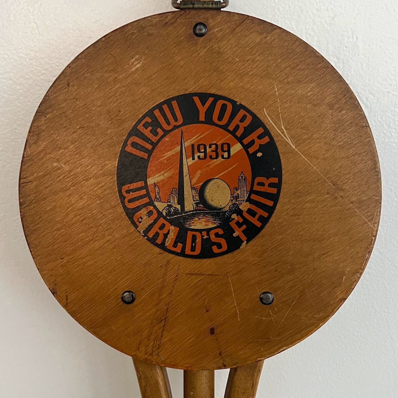 1939 New York World's Fair Folding Stool