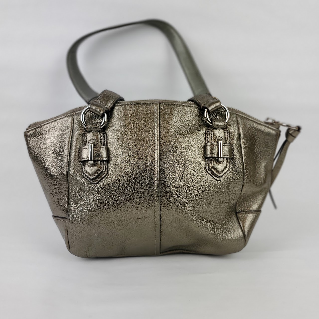 Coach Metallic Small Satchel