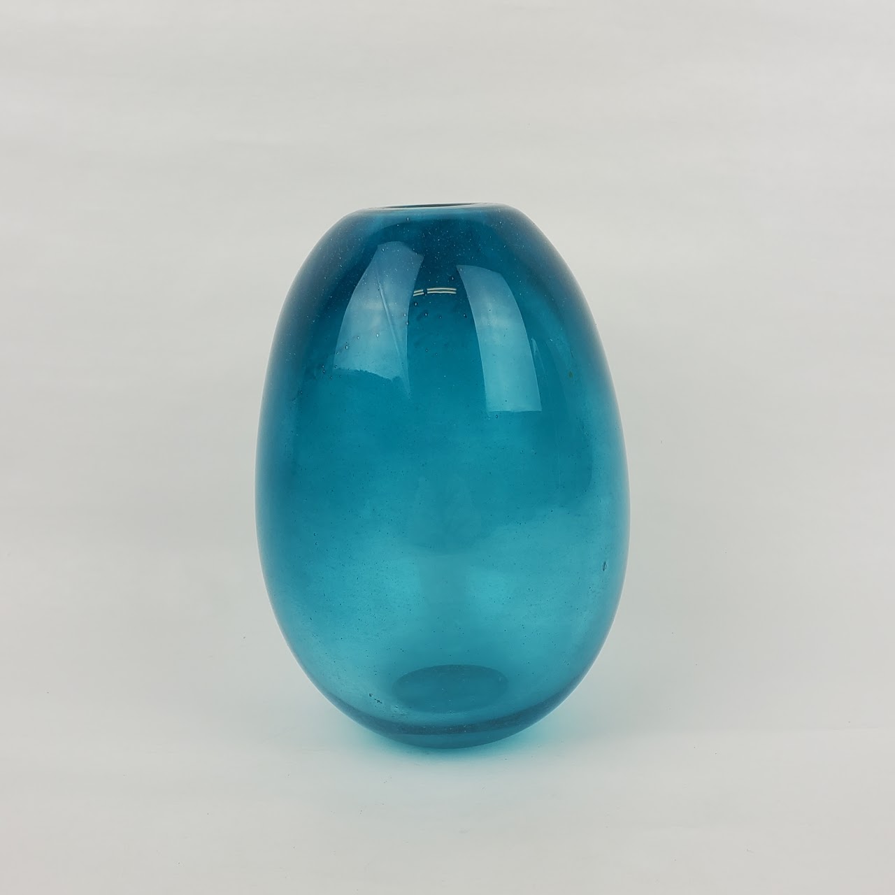 Henry Dean Art Glass Signed Vase