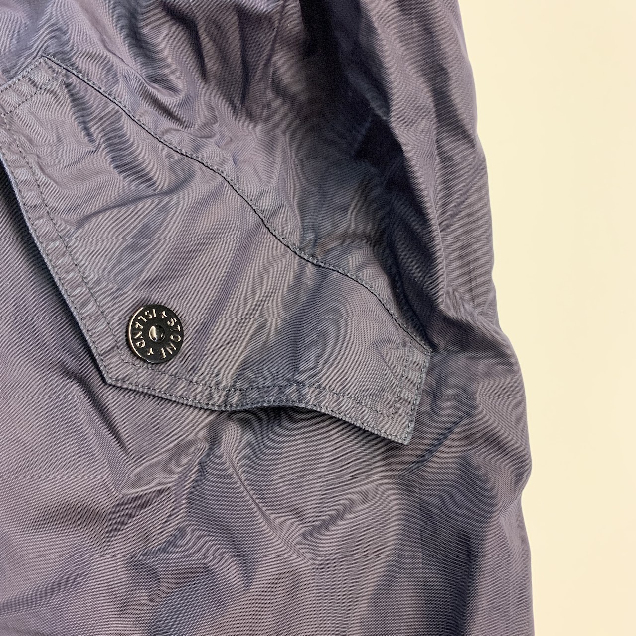 Stone Island Navy Windbreaker Jacket