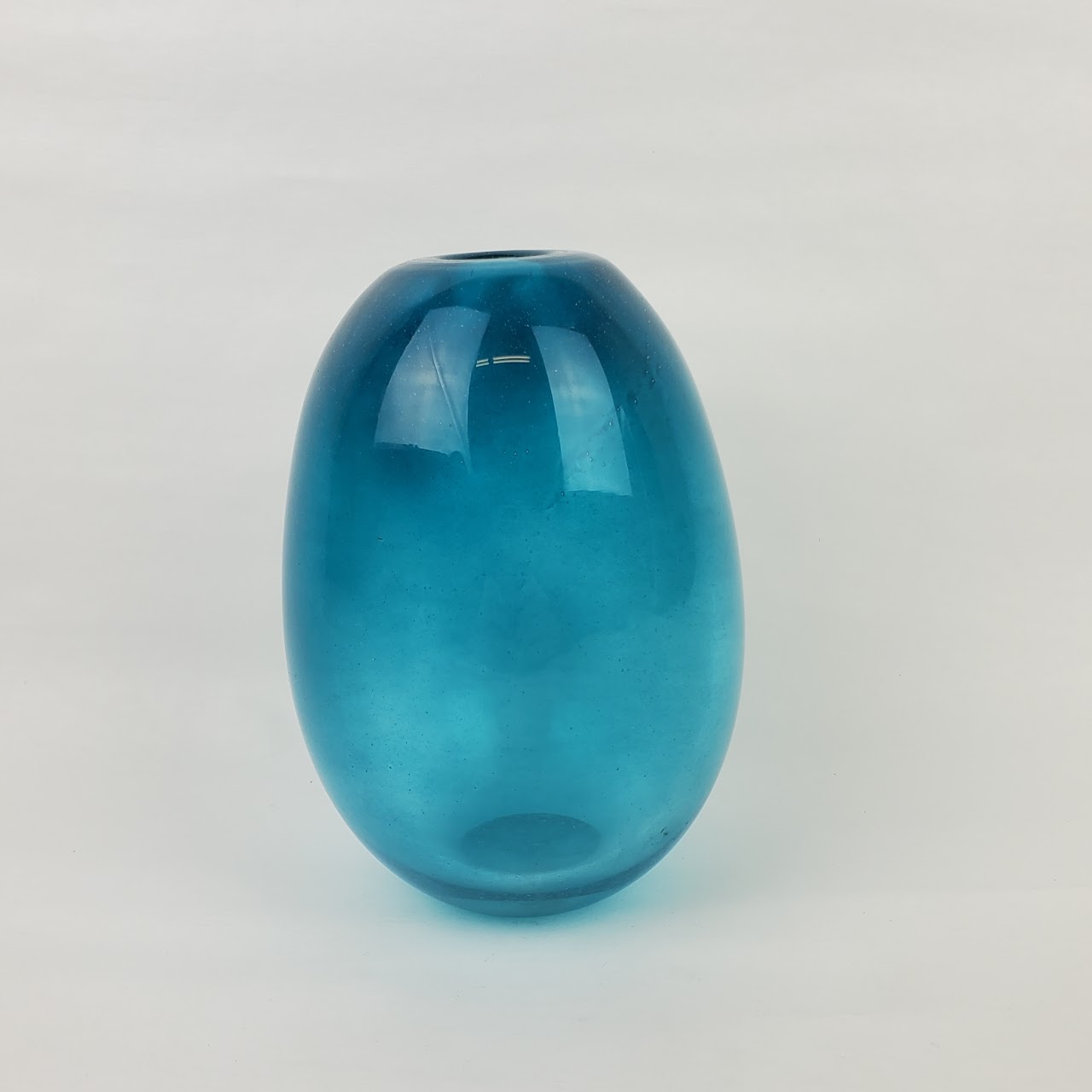 Henry Dean Art Glass Signed Vase