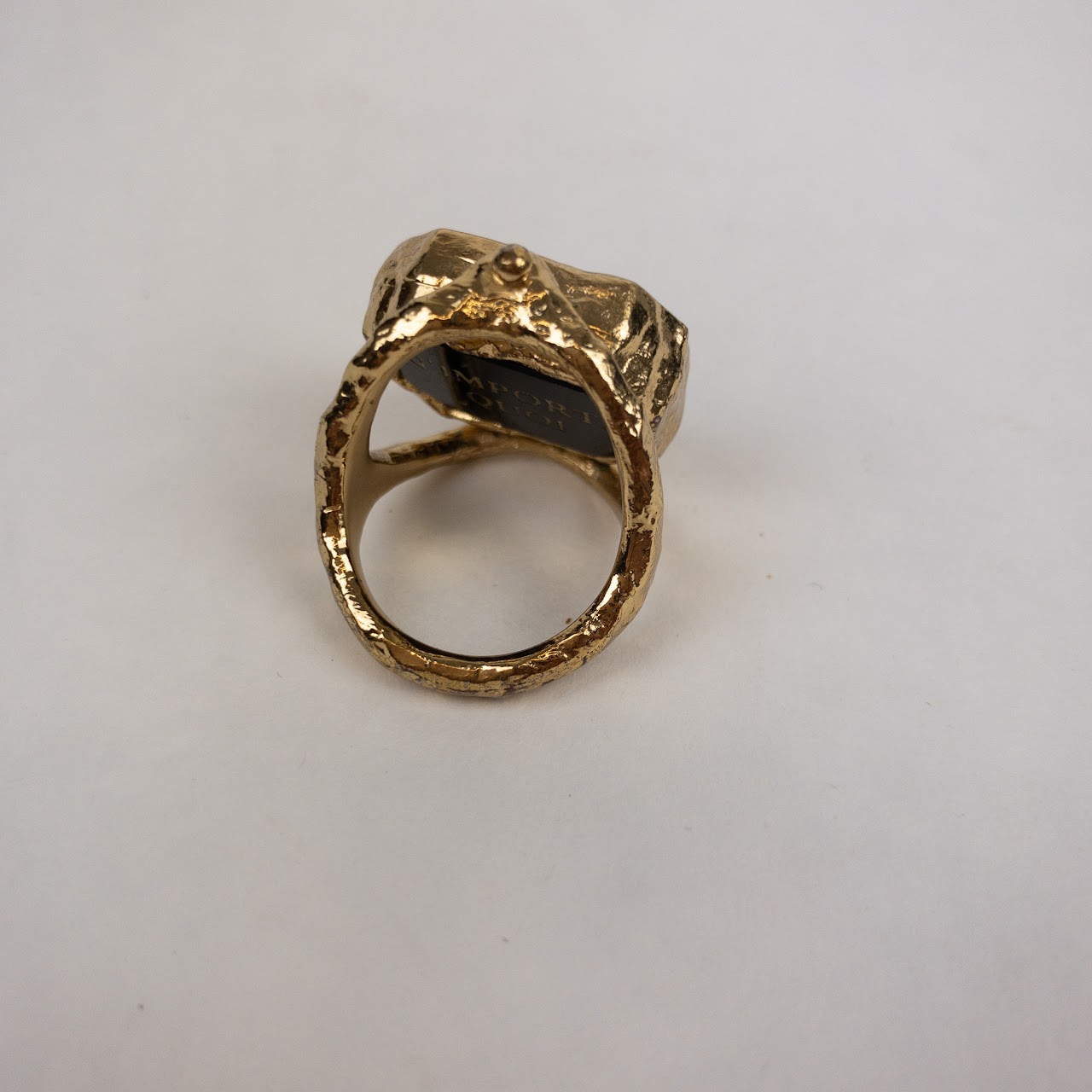 Alexis Bittar Rotating Goldtone Fashion Ring