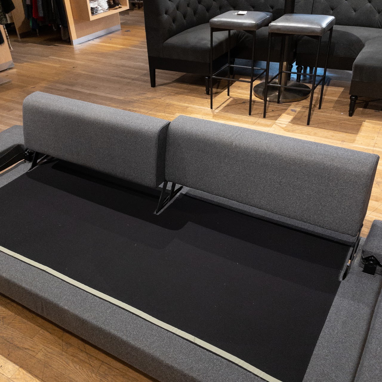 Modern Grey Wool Adjustable Sofa