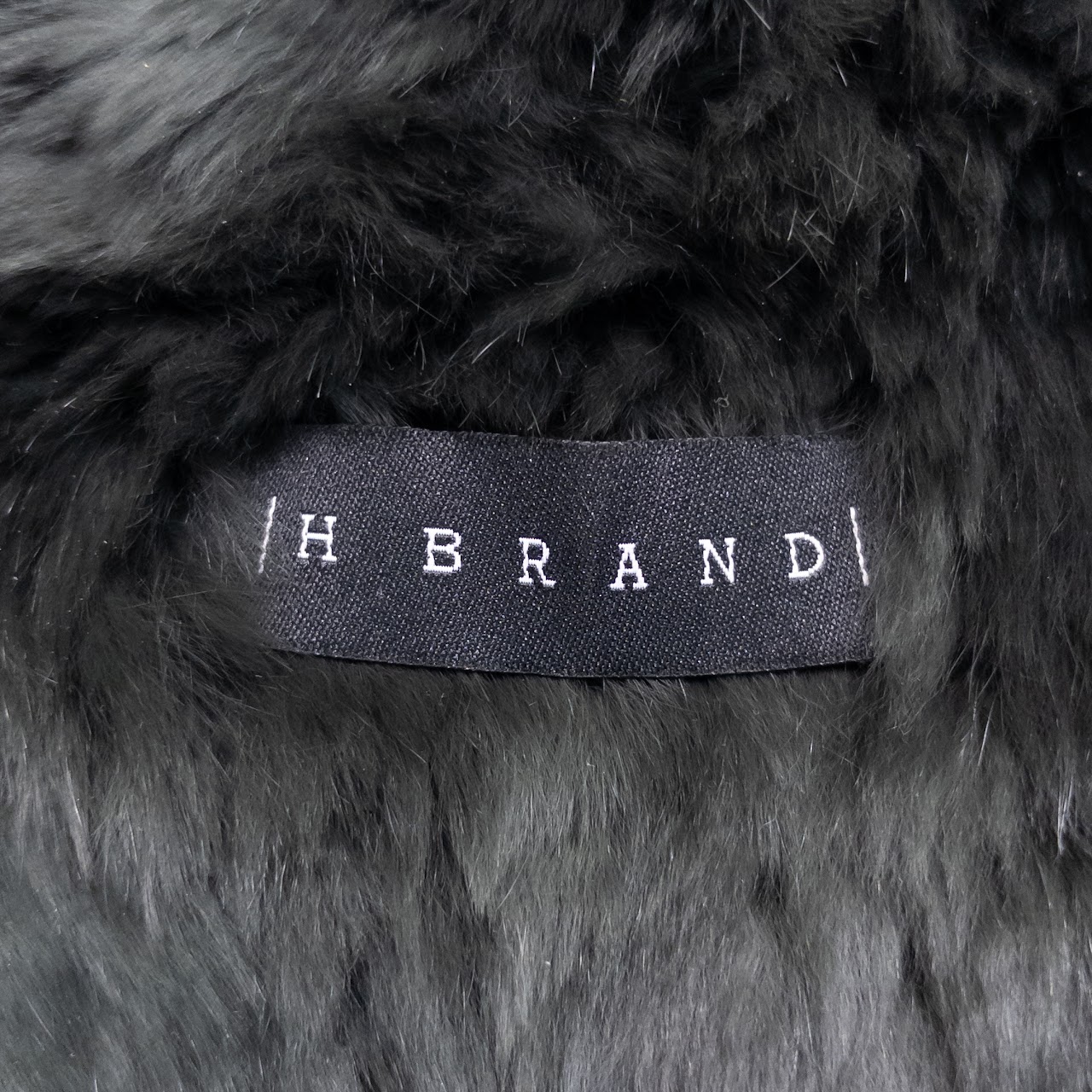 h brand rabbit fur jacket