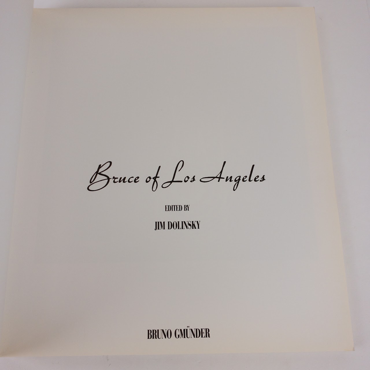 'Bruce of Los Angeles' Monograph