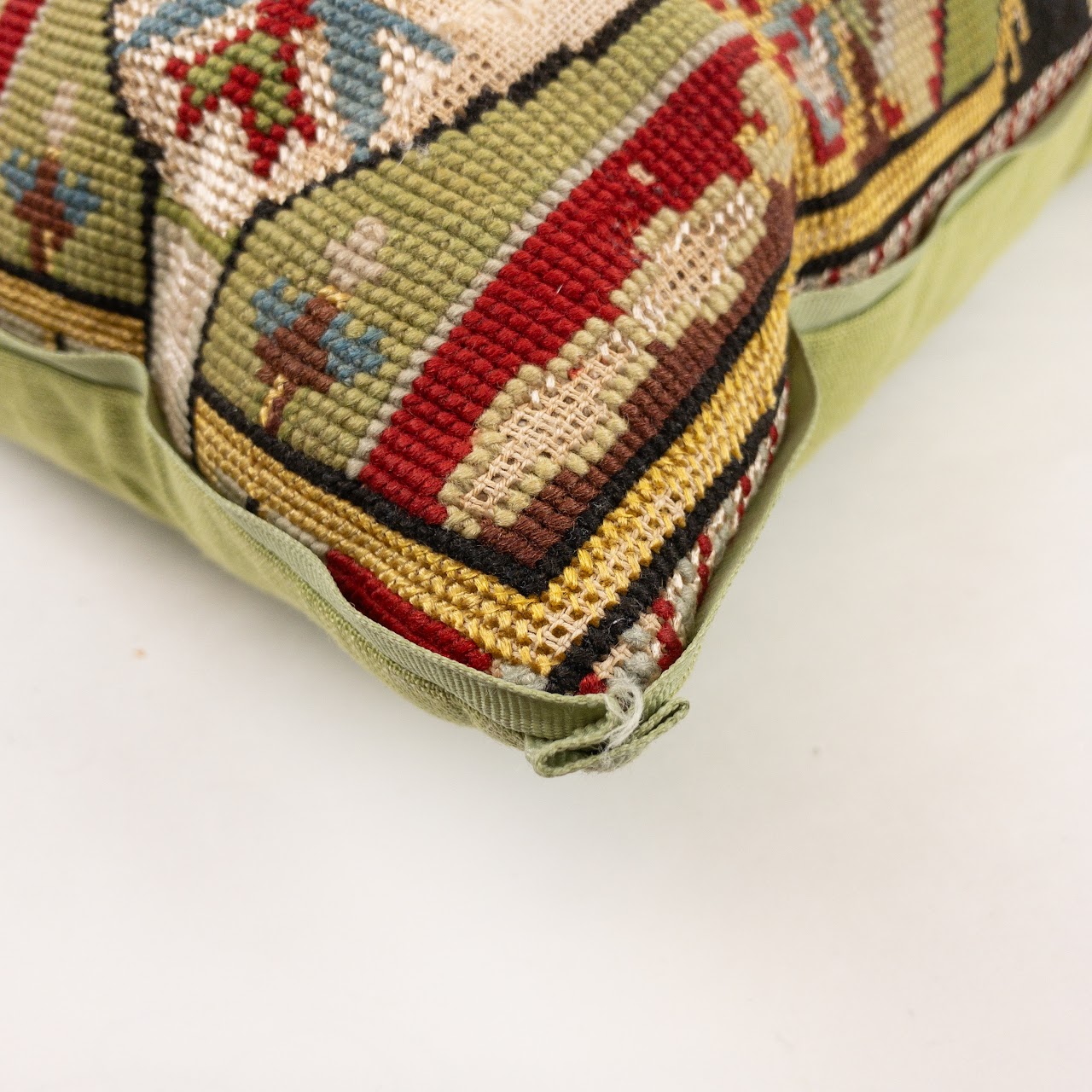 Needlepoint Throw Pillow