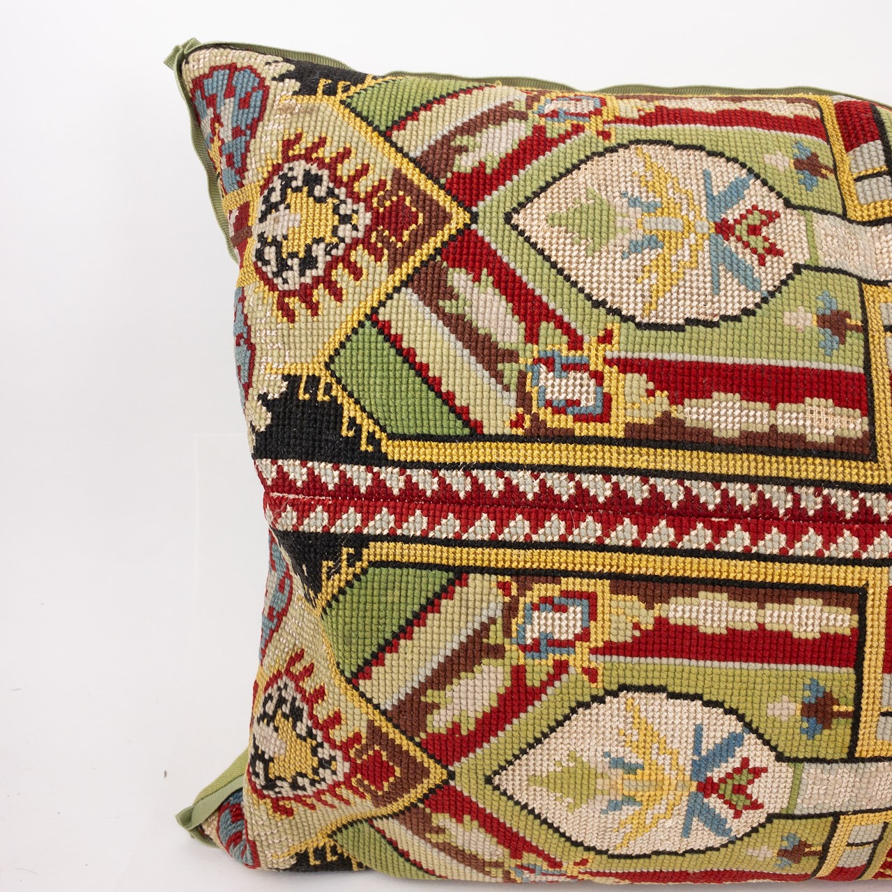 Needlepoint Throw Pillow