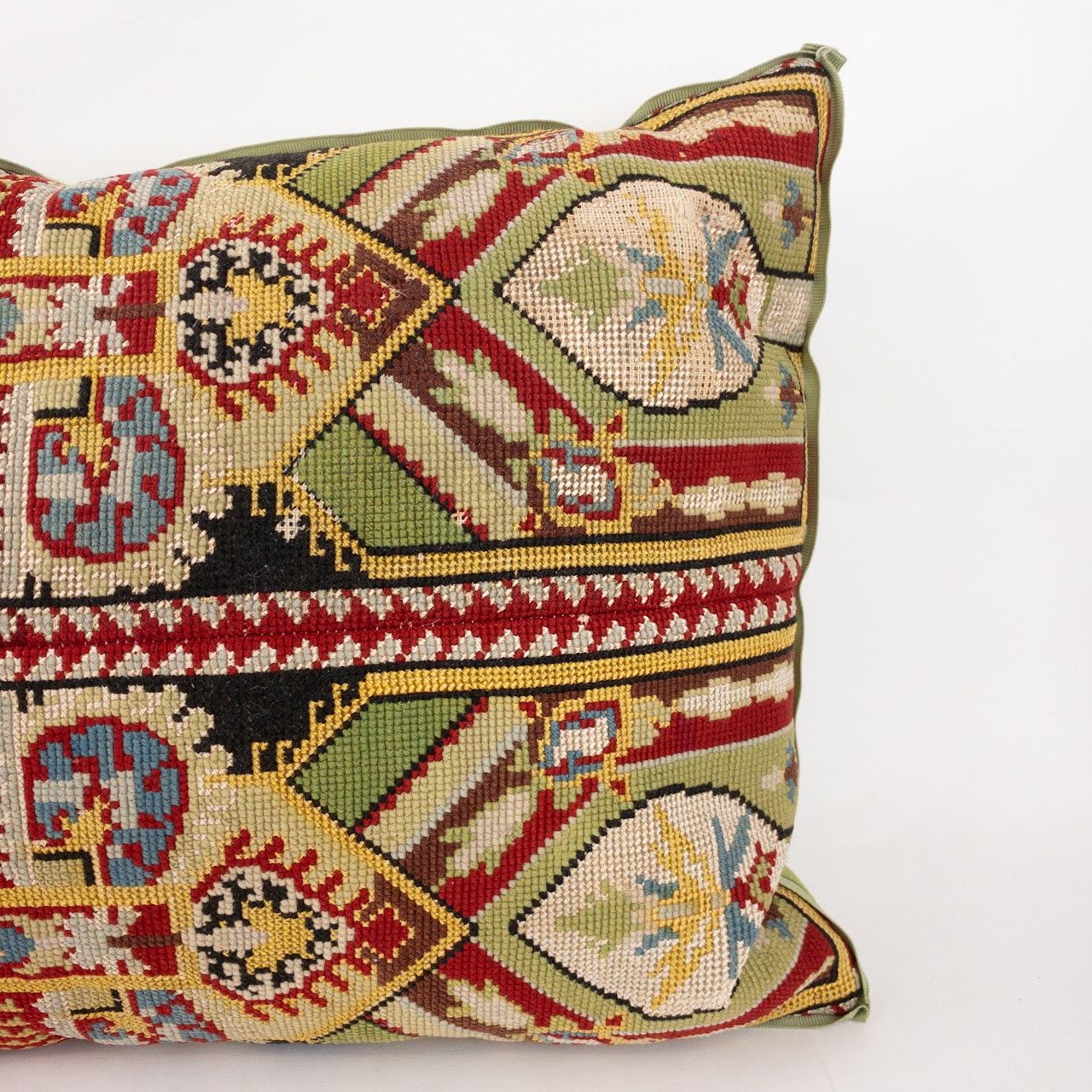 Needlepoint Throw Pillow