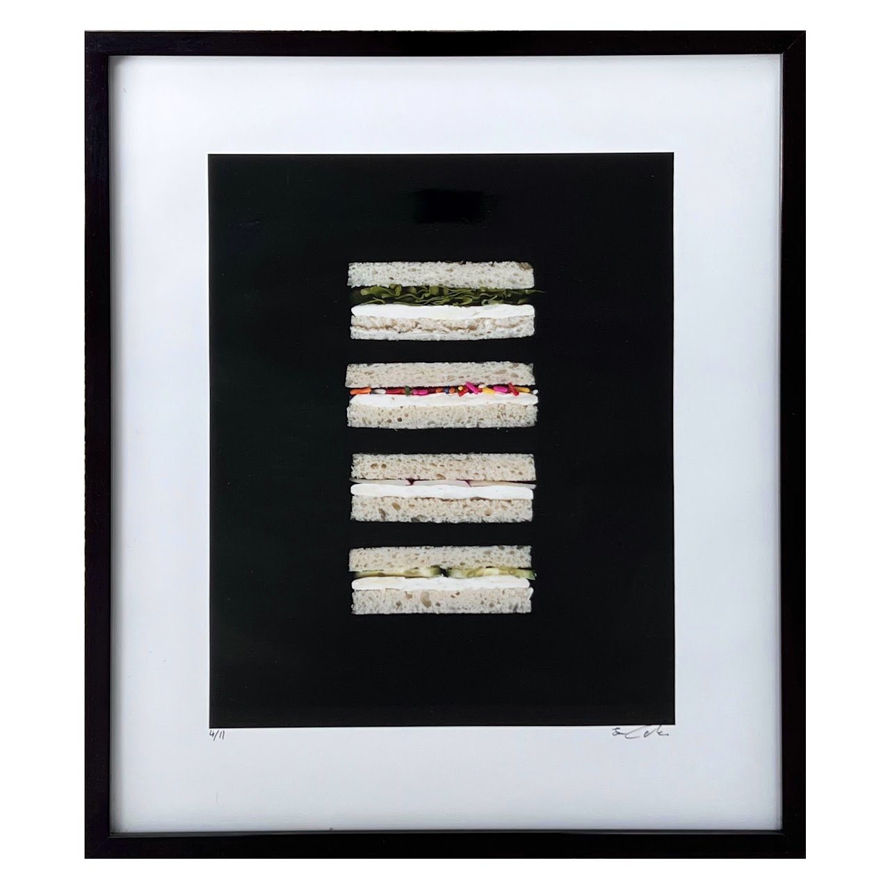 Tea Sandwiches Signed Small Edition Photograph