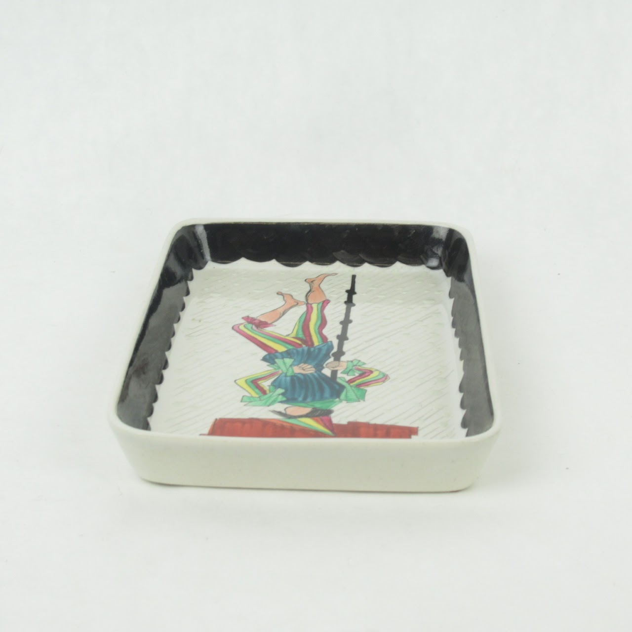 Sureda Hand Painted Harlequin Ceramic Tray