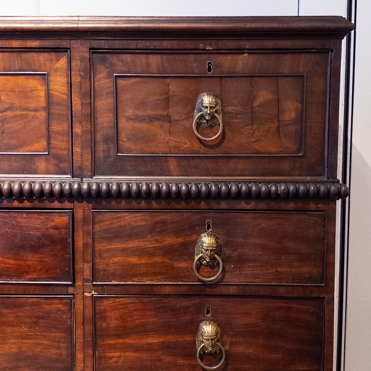 Antique Egyptian Revival Chest of Drawers