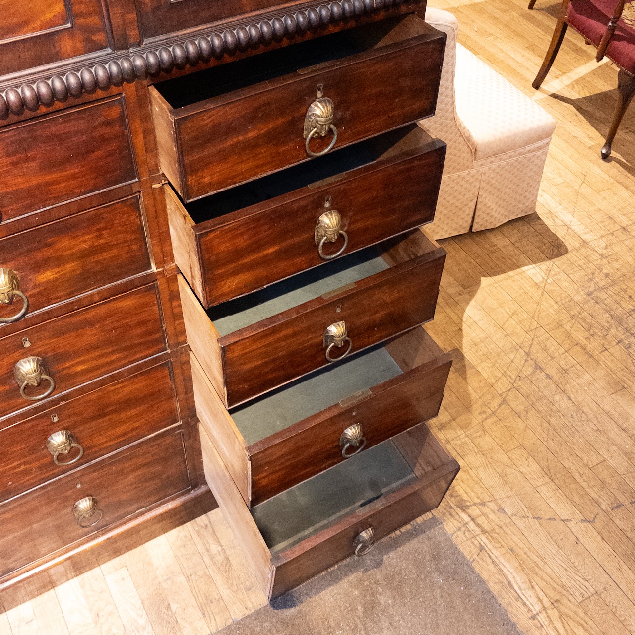 Antique Egyptian Revival Chest of Drawers