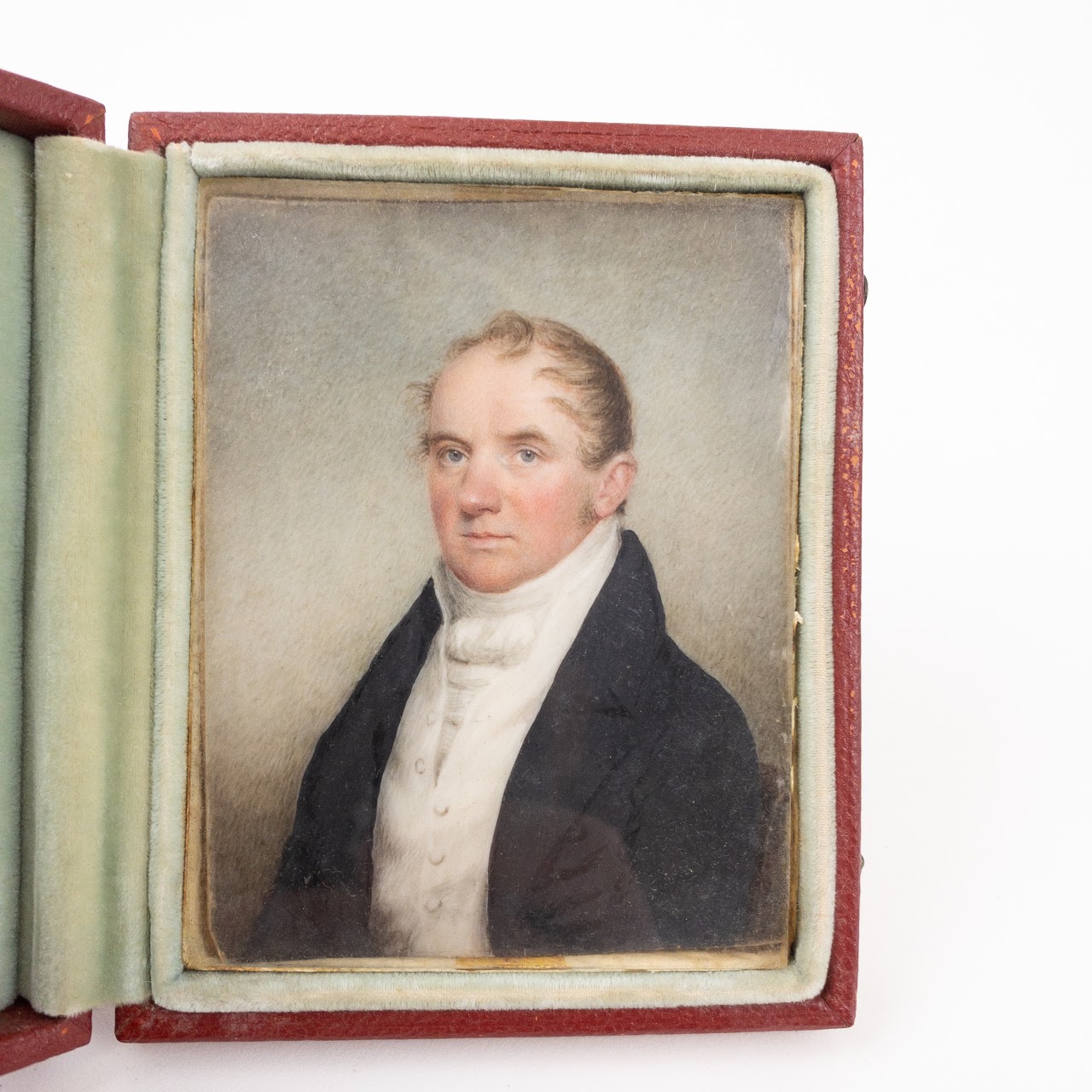 Antique Miniature Painting of a Gentleman