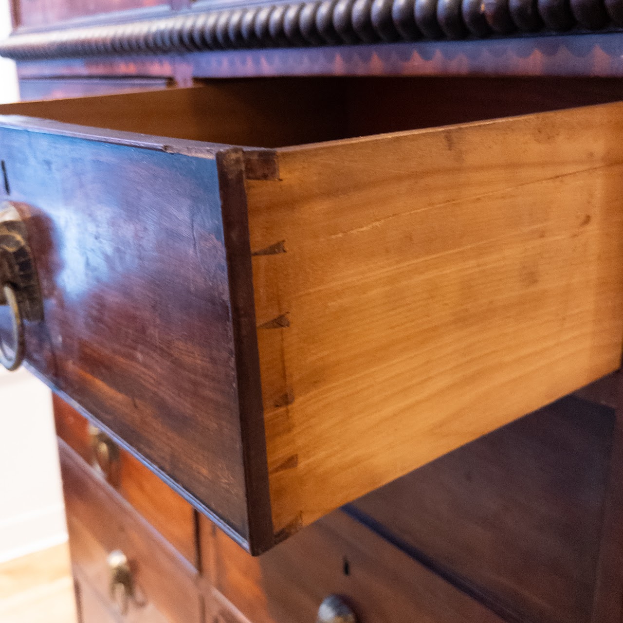 Antique Egyptian Revival Chest of Drawers