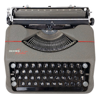 Hermes Rocket Portable Field Reporter Typewriter