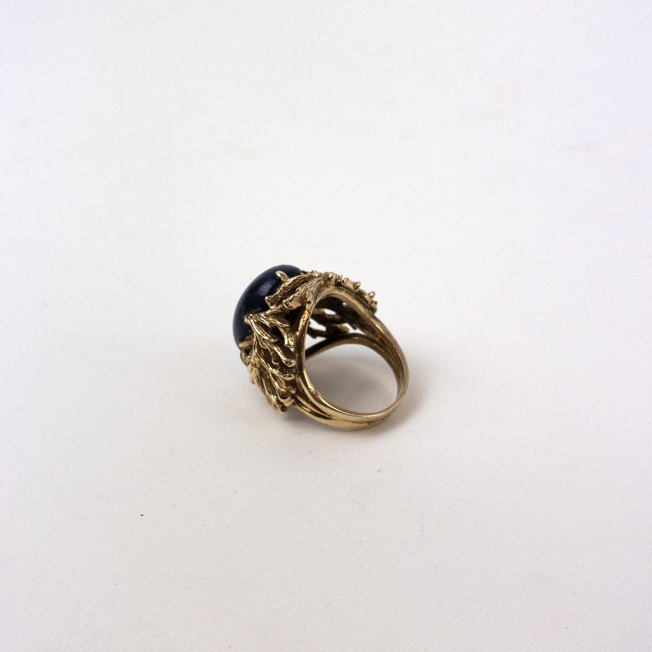 14K Gold and Lapis Lazuli Ring