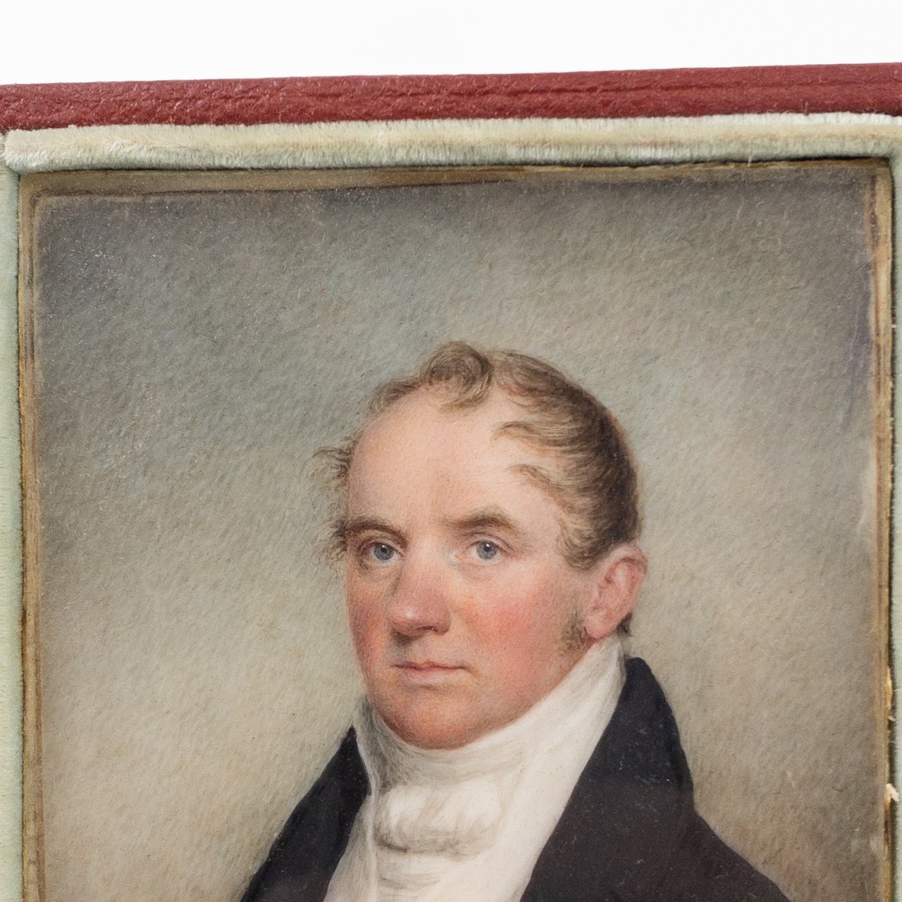 Antique Miniature Painting of a Gentleman