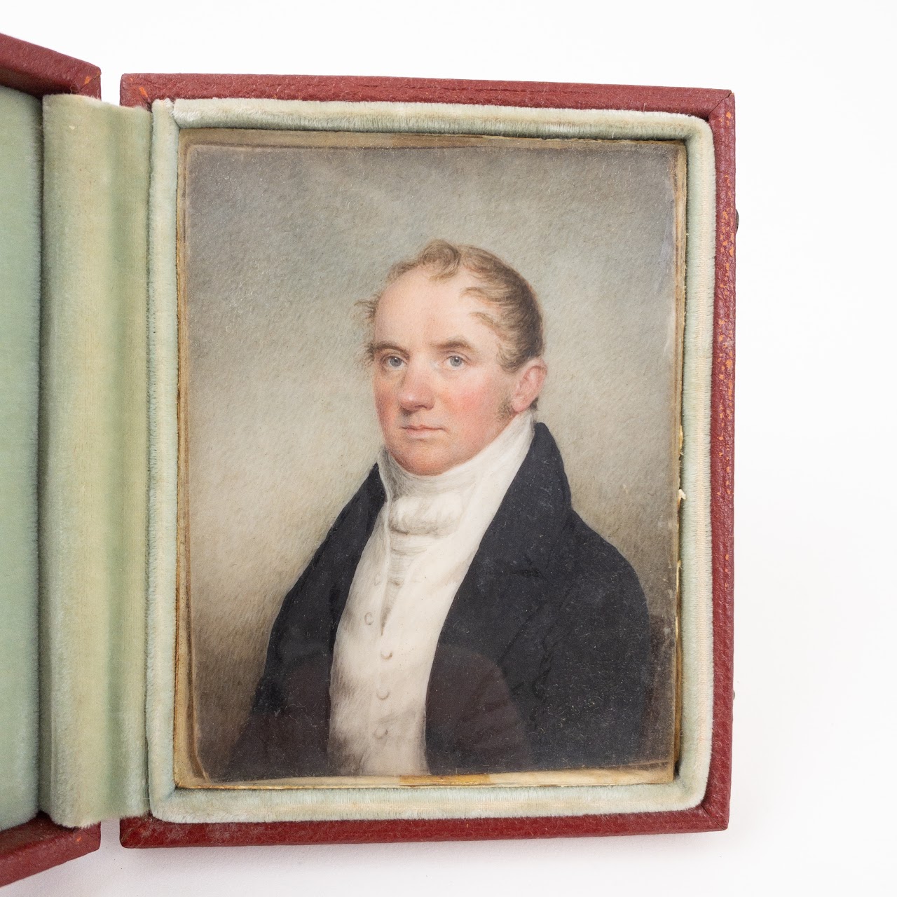 Antique Miniature Painting of a Gentleman