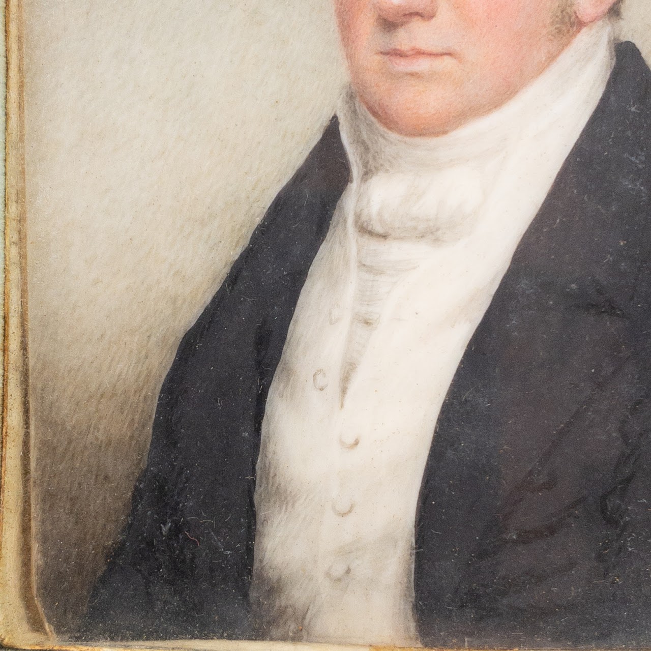 Antique Miniature Painting of a Gentleman