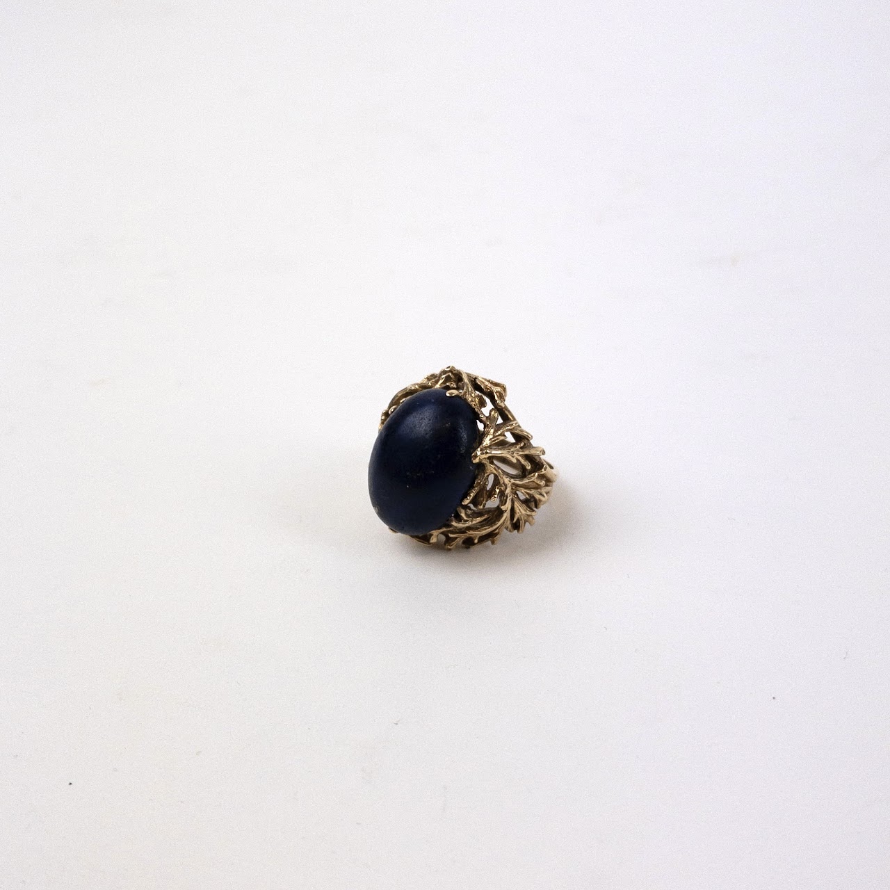 14K Gold and Lapis Lazuli Ring