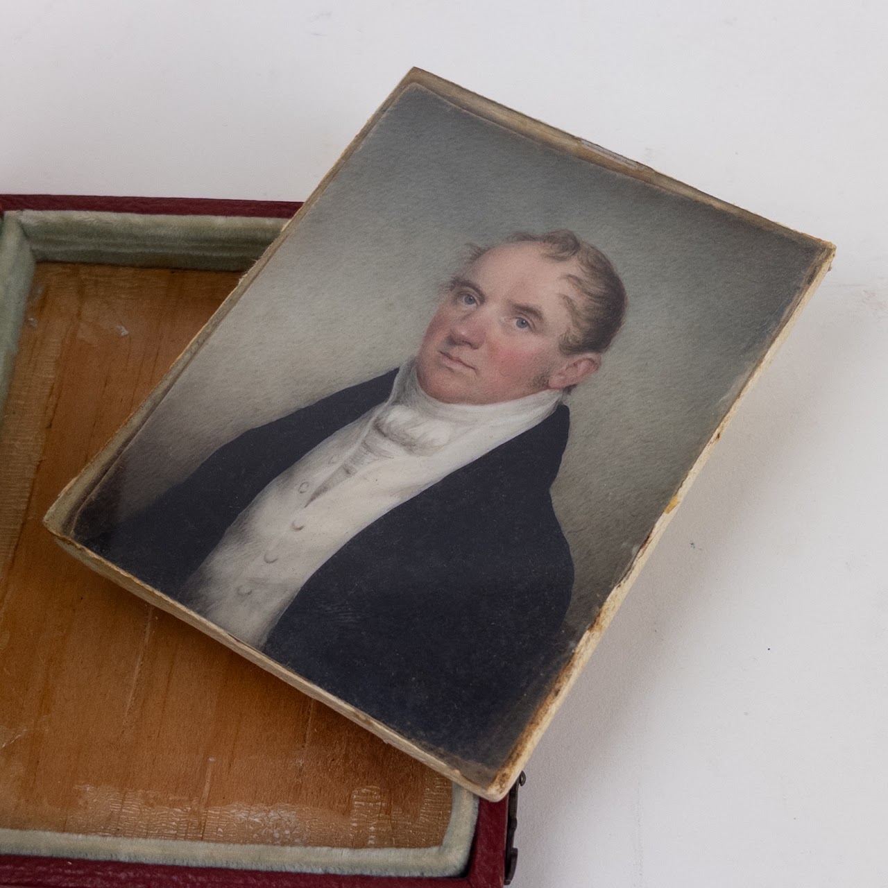 Antique Miniature Painting of a Gentleman