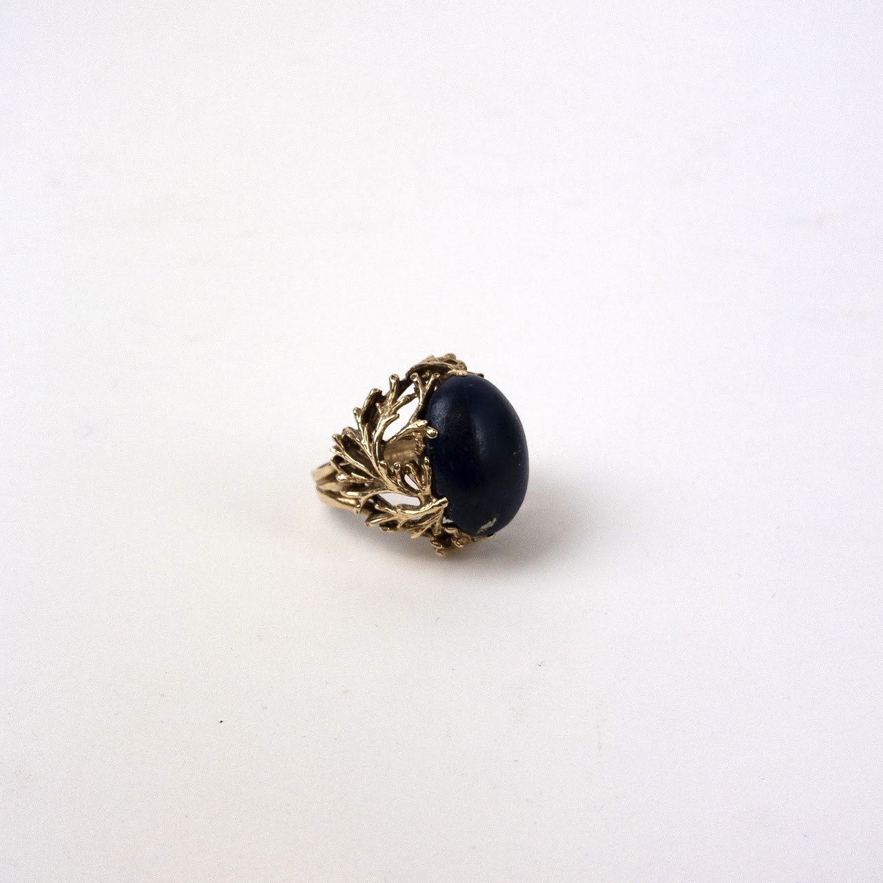 14K Gold and Lapis Lazuli Ring