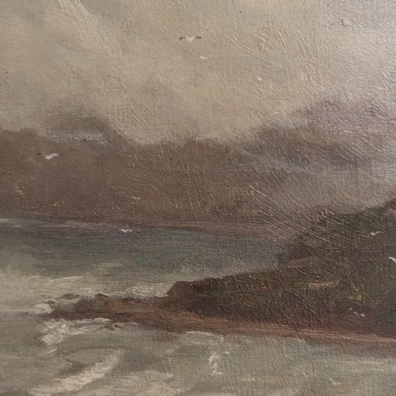 George Cammidge Antique Runswick Bay, Yorkshire Landscape Painting