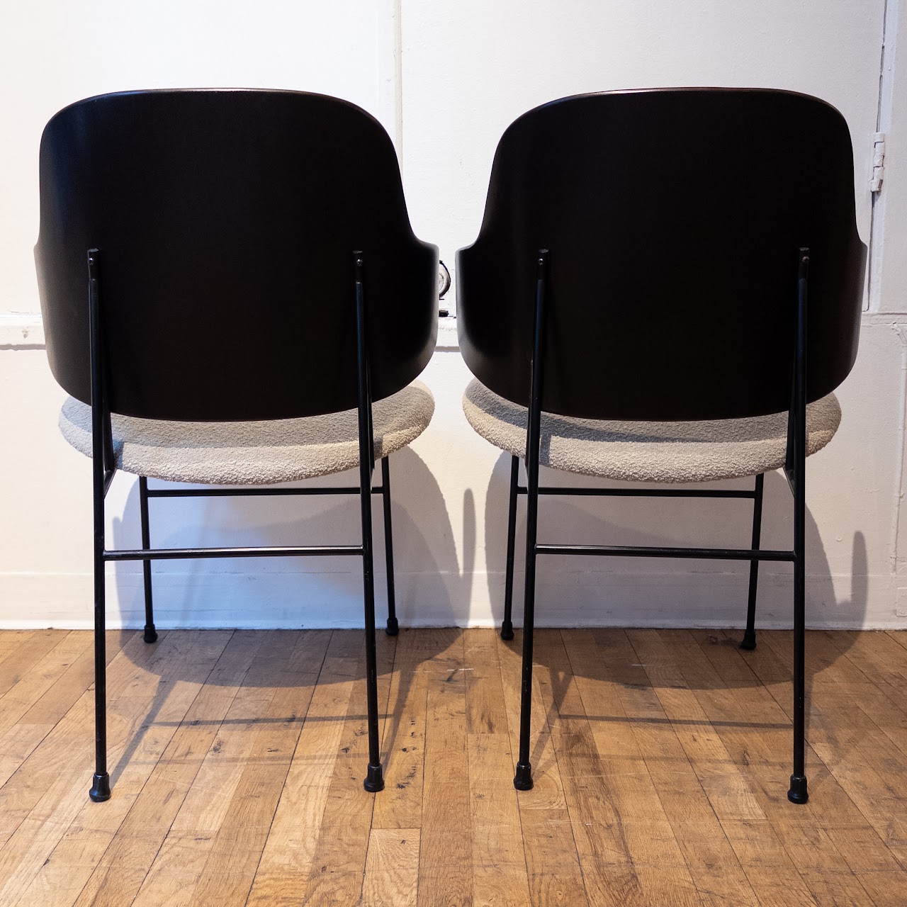 Ib Kofod-Larsen-Style Penguin Dining Chair Pair