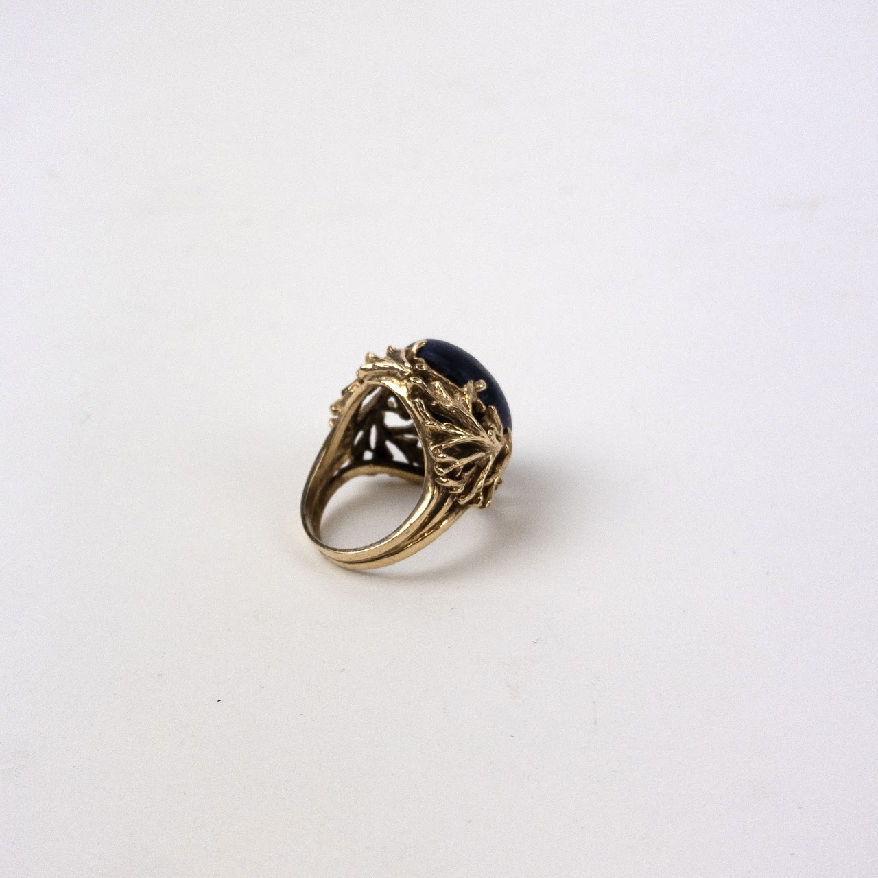 14K Gold and Lapis Lazuli Ring