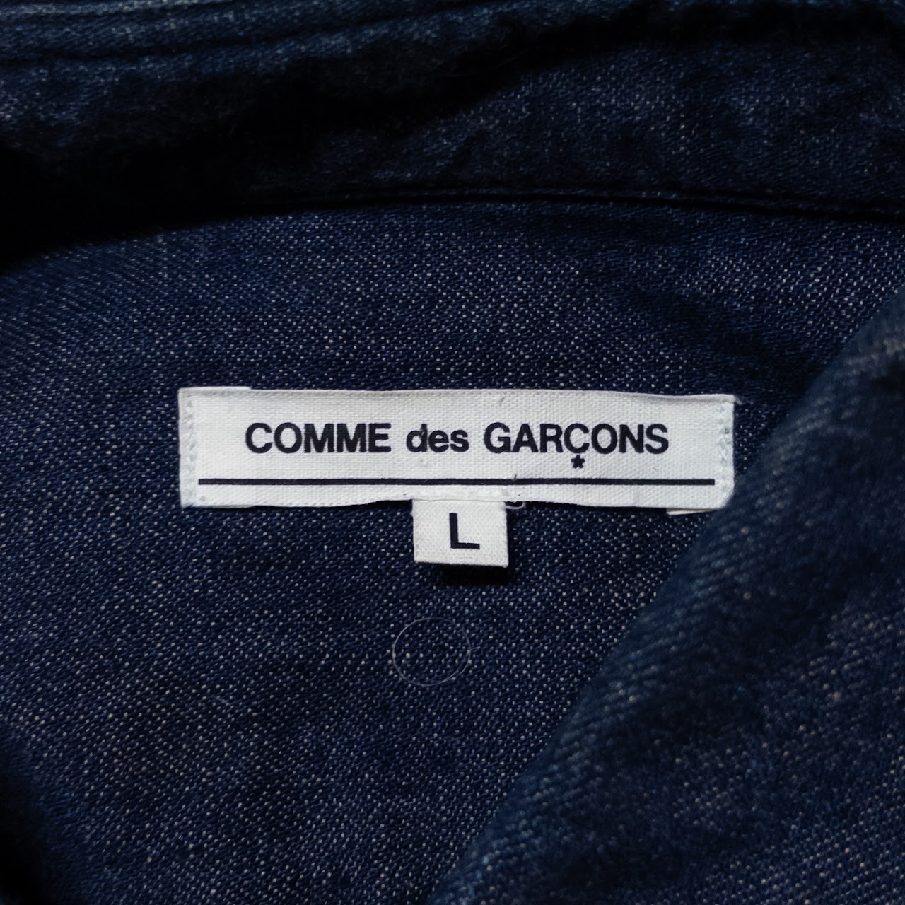 Comme des Garçons Denim Button-Up Shirt